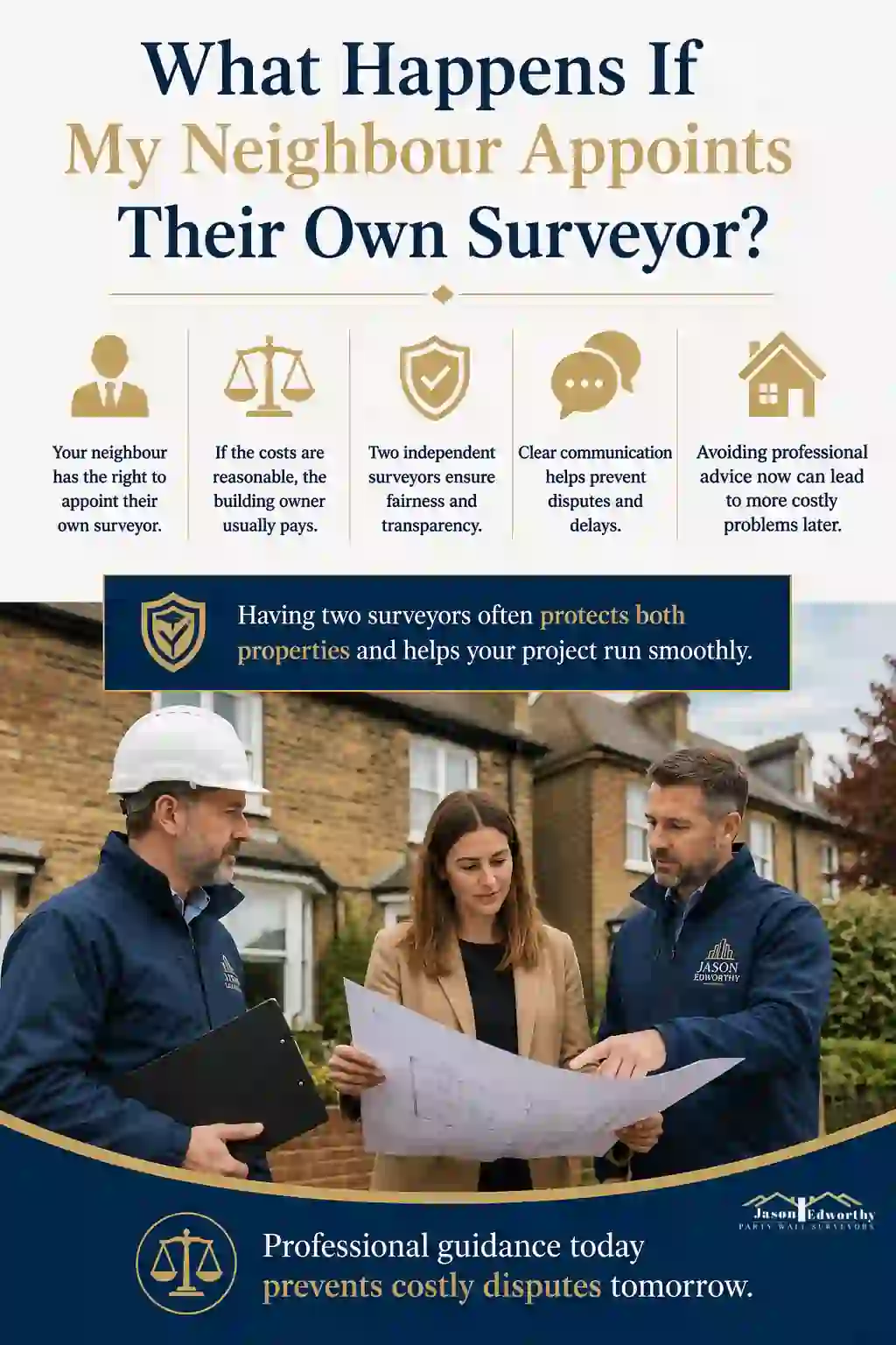 What Happens If My Neighbour Appoints Their Own Surveyor Epsom?